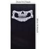 ZKSM 3Pcs Breathable Face Masks Skull Mask Seamless Balaclava Mask Headwear Scarf (white) view 4