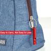 Sumind 49 Pieces Emergency Whistle with Keychain, Aluminum Emergency Survival Whistle Key Chain for Outdoor Camping Hiking Boating Hunting Fishing, 7 Colors view 3