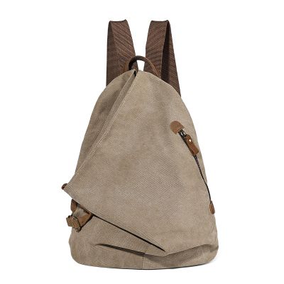 KL928 Canvas Vintage Backpack  Large Casual Daypack Outdoor Travel Rucksack Hiking Backpacks for Men Women