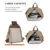 KL928 Canvas Vintage Backpack  Large Casual Daypack Outdoor Travel Rucksack Hiking Backpacks for Men Women view 4