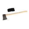 The General: World Axe Throwing League Premium Competition Throwing Axe & Multi-Purpose Camping Axe or Wood Splitting Axe with Nylon Sheath & Curved Hickory Wooden Handle view 1