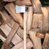The General: World Axe Throwing League Premium Competition Throwing Axe & Multi-Purpose Camping Axe or Wood Splitting Axe with Nylon Sheath & Curved Hickory Wooden Handle view 2