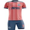 ORKY Boy Soccer Jersey Men Team Uniform Kids Customize Name Number Logo Football Short Long Sleeve Girl Soccer ShirtPink 6XS view 1