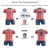 ORKY Boy Soccer Jersey Men Team Uniform Kids Customize Name Number Logo Football Short Long Sleeve Girl Soccer ShirtPink 6XS view 3