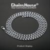 Cuban Link Chain for Men Stainless Steel 5mm 28 inch Long Curb Chain Necklace view 3