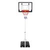 Vilobos Basketball Hoop & Goal for Youth Kids, 6.9-8.5 ft Height Adjustable with 35" Backboard Free Standing Basketball, Portable Basketball System with Wheels Indoor Outdoor Use view 1