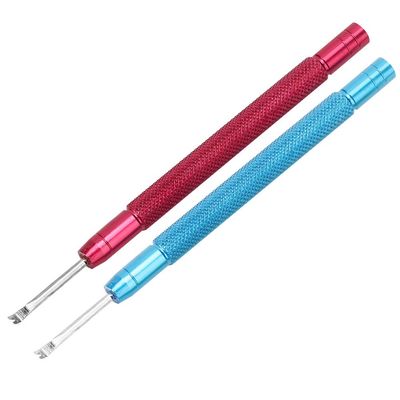 2Pcs Watch Hands Lever, Watch Needle Lifting Removing Watch Repair Accessory, Lever Type Puller Tool Watch Hands Removing Tool (Red + Blue)