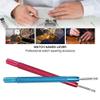 2Pcs Watch Hands Lever, Watch Needle Lifting Removing Watch Repair Accessory, Lever Type Puller Tool Watch Hands Removing Tool (Red + Blue) view 2