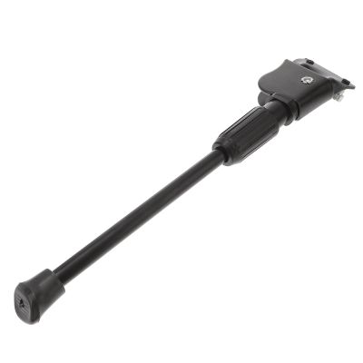 Garneck Bike Kickstand 2 Holes Folding Bicycle Stand Steel Single Side Kickstand for Mountain Bike Road Bicycle (Black)