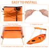 KUUQA Kayak Boat Canoe Sun Shade Canopy for Single Person, Kayak Accessories Valentines Day Anniversary Birthday Gifts for Him Her Husband WifeOrange view 2