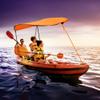 KUUQA Kayak Boat Canoe Sun Shade Canopy for Single Person, Kayak Accessories Valentines Day Anniversary Birthday Gifts for Him Her Husband WifeOrange view 4