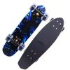 Skateboard Small Fish Board Beginner Adult Boys and Girls Skateboard with Colorful Flashing Wheels Adult Travel Four-Wheeled Scooter, Complete 22 Inch Cruiser Skateboard (Color : A-Flash Wheel) view 1