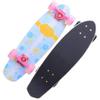 22 Inch C Complete Cruiser Skateboard Deck for Kids Beginners Youths Teens Girls Boys with LED Wheels (Color : E-Flash Wheel) view 1