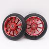 2PCS Replacement 110mm Pro Scooter Wheel with Abec 9 Bearings Fit for MGP/Razor/Lucky Pro Scooters (A-Red) view 4