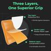 ADV MaxTac Tacky Tennis Overgrip - 12 Pack Extremely Sticky Non-Slip Tennis Grips Overgrip - Razor-Thin & Easy to Use Pro Tennis Racquet Grip Tape (12-Pack Orange) view 4
