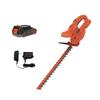 BLACK+DECKER 20V MAX Hedge Trimmer Kit, 18-Inch (LHT218D1AEV) , Orange view 1