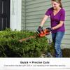 BLACK+DECKER 20V MAX Hedge Trimmer Kit, 18-Inch (LHT218D1AEV) , Orange view 3