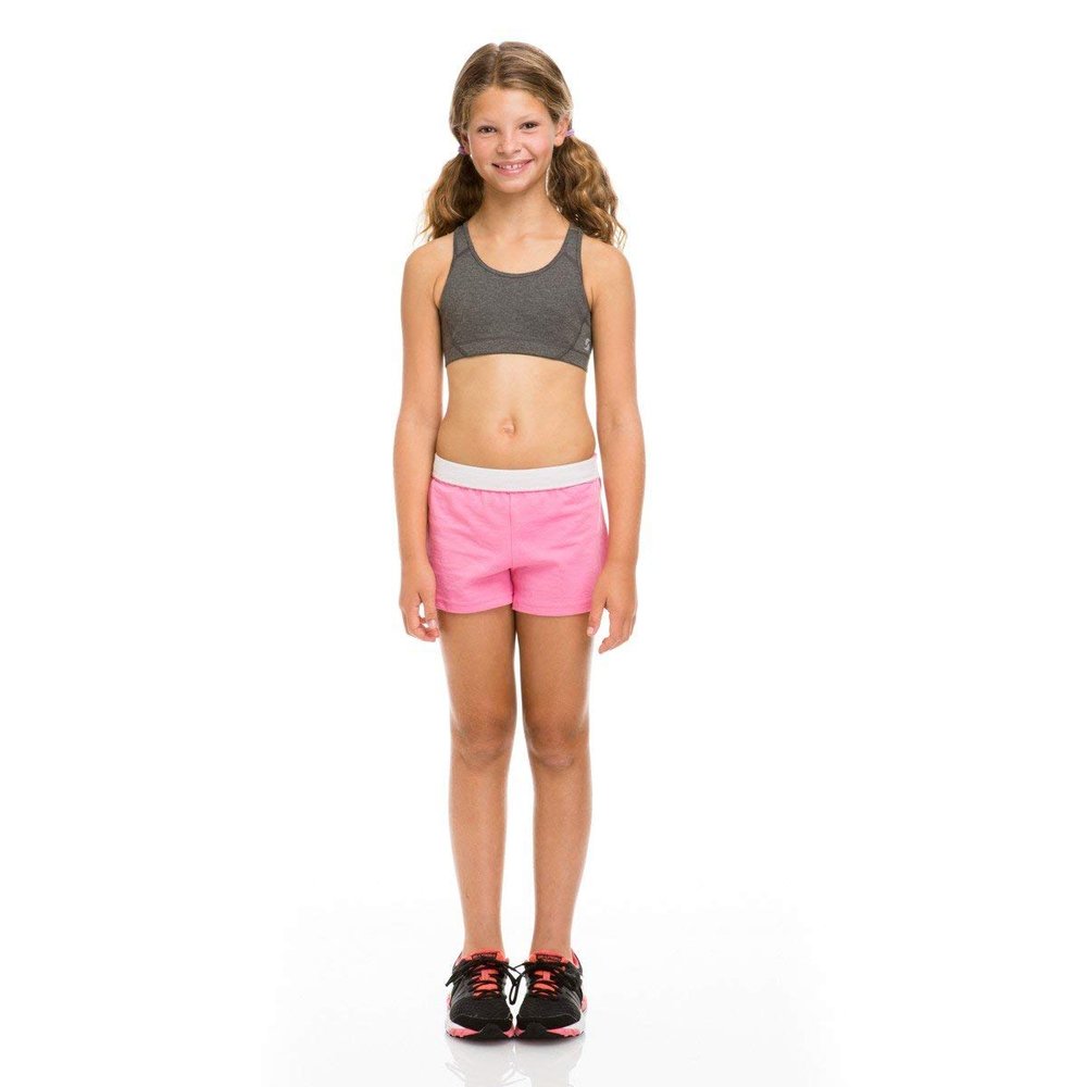 Soffe Big Girls Shorts Pink