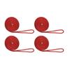 Extreme Max 3006.3008 BoatTector Double Braid Nylon Dock Line Value 4-Pack - 3/8" x 15', Red view 1