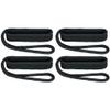 Extreme Max 3006.3383 BoatTector Premium Double Braid Nylon Fender Line Value 4-Pack - 3/8" x 6', Black view 1