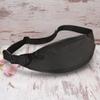 Amscan Black Zippered Fanny Pack - 8.5" x 10.5" - Spacious & Stylish Waist Bag for Trick or Treat Essentials & Party Accessories view 3
