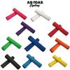 ABSOAR Cycling Aqua Blue Bicycle Grips Non-Slip Rubber Bike Handlebar Grips for Kids Adult Girls Boys Scooter Mountain Road Urban City Bike MTB BMX view 2