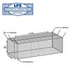 LFS Batting Cage Net #30 Twine  Heavy Duty HDPE Baseball & Softball Netting for Outdoor Training | UV Treated, Weather Resistant | 12x14x55 ft | Net Only  No Frame Included view 2