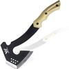 WEYLAND Survival Hatchet & Camping Axe with MOLLE Sheath - Small Bushcraft Camping Axes & Hatchets for Splitting & Chopping Wood, Kindling Splitter for Fire Wood, Camp Hand Tool view 2