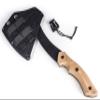 WEYLAND Survival Hatchet & Camping Axe with MOLLE Sheath - Small Bushcraft Camping Axes & Hatchets for Splitting & Chopping Wood, Kindling Splitter for Fire Wood, Camp Hand Tool view 3