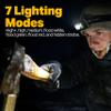 LUXPRO Bright Multi-Function 374 Lumen Waterproof LED Headlamp - Portable LED Light for Up to 10 Hours of Use - Outdoor Lighting or Emergency Light with Adjustable Headband - Batteries Included view 3