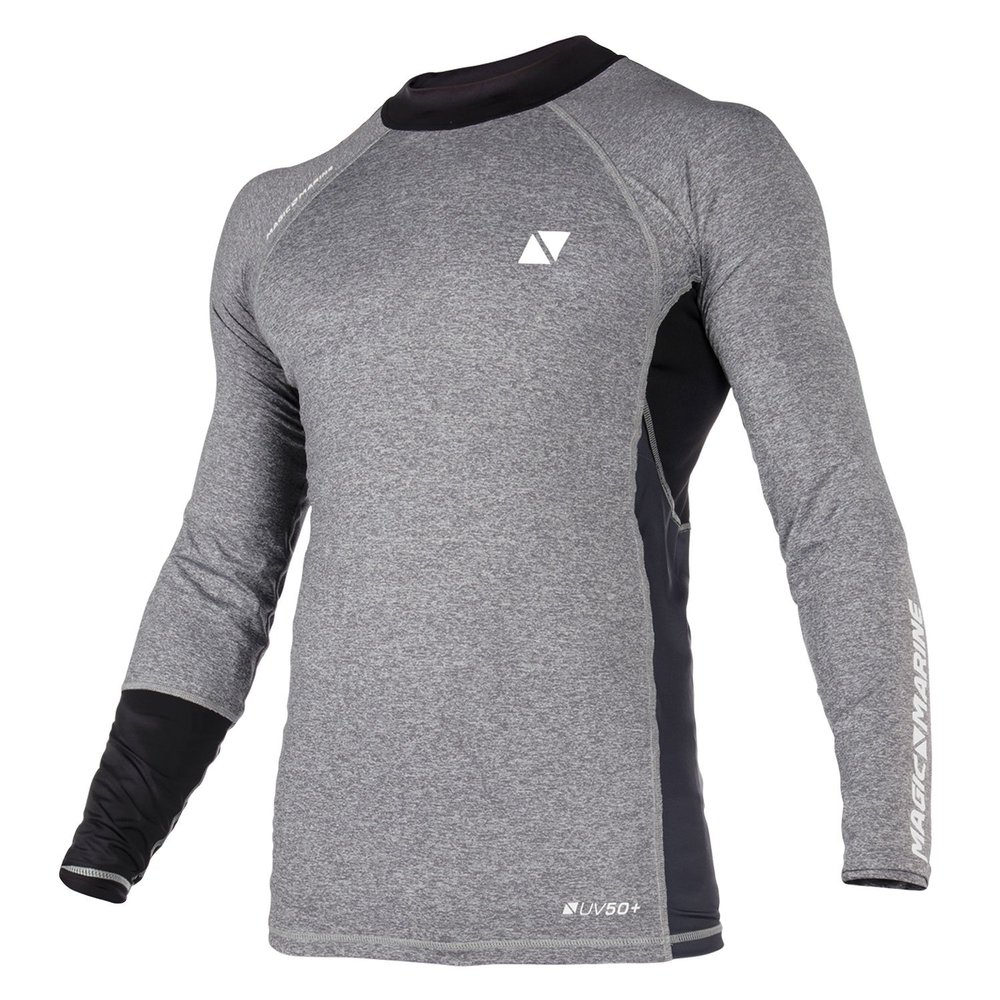 Magic Marine Energy Long Sleeve Rashvest - Grey S