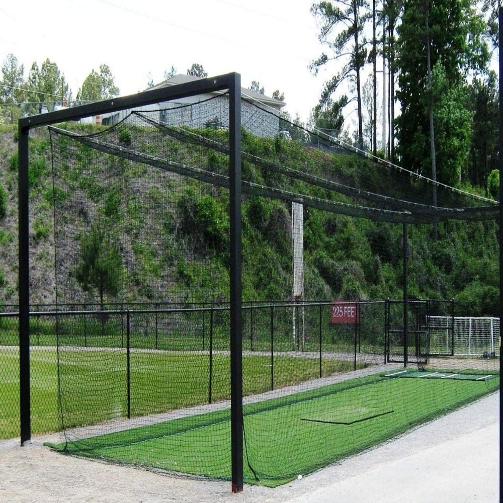 LFS Batting Cage Net #30 Twine  Heavy Duty HDPE Baseball & Softball Netting for Outdoor Training | UV Treated, Weather Resistant | 12x12x55 ft | Net Only  No Frame Included