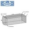 LFS Batting Cage Net #30 Twine  Heavy Duty HDPE Baseball & Softball Netting for Outdoor Training | UV Treated, Weather Resistant | 12x12x55 ft | Net Only  No Frame Included view 3