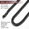 FindChic 24'' 6mm Black Chain for Men Double Tight Curb Chains Hip Hop Cuban Link view 3