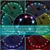 Waybelive 2 Pack LED Bike Wheel Light, Bicycle Tire LED Light Remote Control, Wheelchair Light, 16 Color Change by Yourself, Waterproof, Super Bright to Ride at Night, Good Gift for Kids(2 Tires) view 2