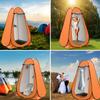 anngrowy Pop Up Privacy Shower Tent Portable Outdoor Camping Bathroom Toilet Tent Changing Dressing Room Privacy Shelters Room for Hiking and Beach  UPF 40+ Waterproof with Carry Bag view 3