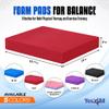 Yes4All Balance Pad, Nonslip TPE Foam Balance Pad with Upgraded Sizes - L, XL, XXL Balance Mat for Fitness, Yoga & Stability Training - Multicolor Options - L, Red view 2