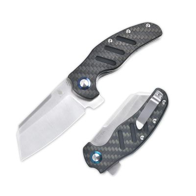 Kizer C01C XL Sheepdog Pocket Knife, 4" 154CM Blade, Liner Lock, Flipper
