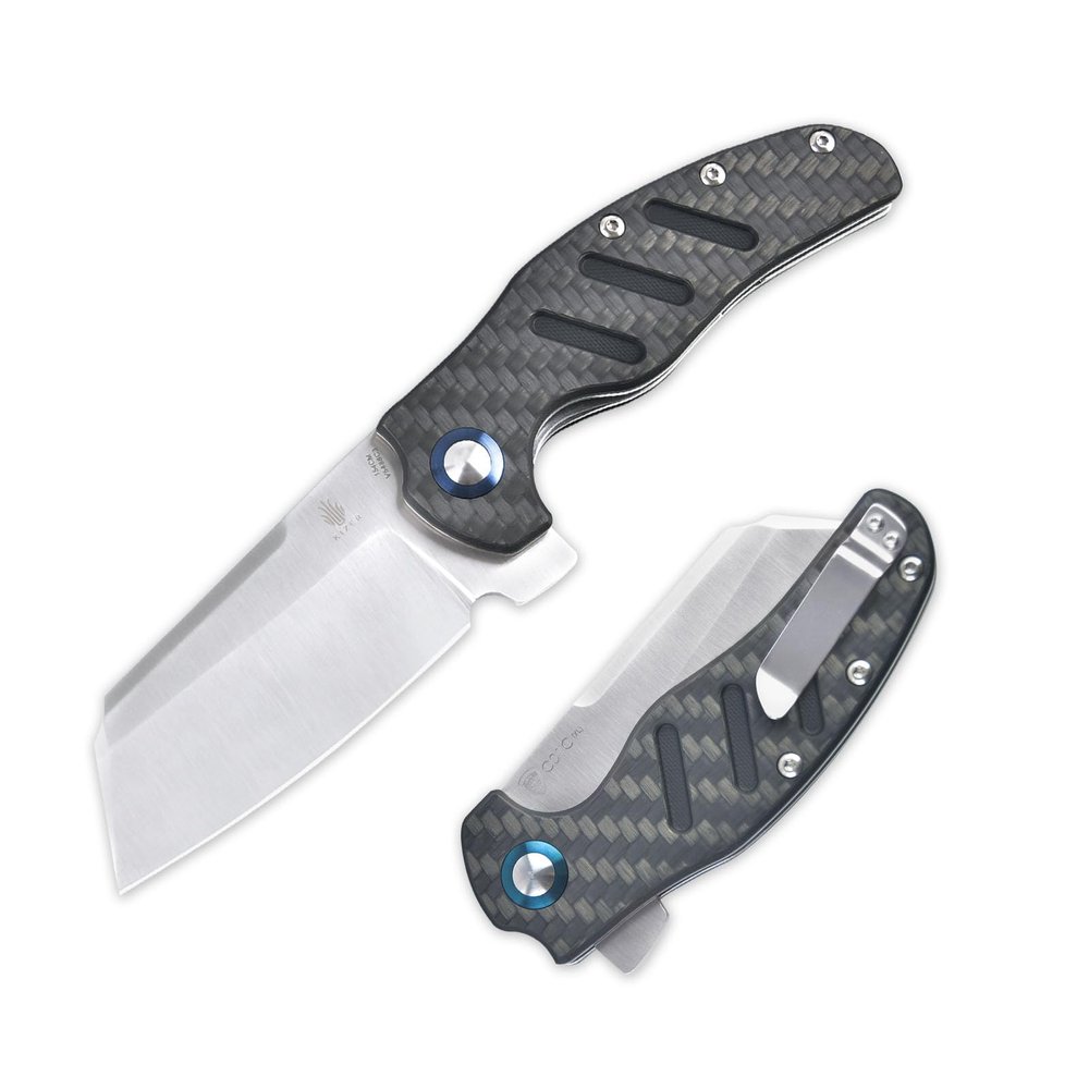 Kizer C01C XL Sheepdog Pocket Knife, 4" 154CM Blade, Liner Lock, Flipper