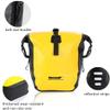 Rhinowalk 20L Bike Bag Waterproof Bicycle Pannier Rear Seat Bag for Cycling Bicycling Traveling Riding, Yellow view 2
