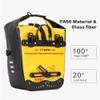 Rhinowalk 20L Bike Bag Waterproof Bicycle Pannier Rear Seat Bag for Cycling Bicycling Traveling Riding, Yellow view 3