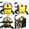 Rhinowalk 20L Bike Bag Waterproof Bicycle Pannier Rear Seat Bag for Cycling Bicycling Traveling Riding, Yellow view 4