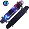 TXTC Skateboards for Beginners,Complete Skateboard with 80A PU Wheel,7 Layer Maple Standard Skateboard for Kids and Beginners (Color : C-with Light Wheel) view 2