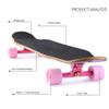 TXTC Skateboards for Beginners,Complete Skateboard with 80A PU Wheel,7 Layer Maple Standard Skateboard for Kids and Beginners (Color : C-with Light Wheel) view 3