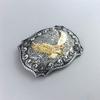 JEAN'S FRIEND Western Rodeo Fly Eagle Double Color Belt Buckle Boucle de Ceinture view 2