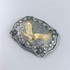 JEAN'S FRIEND Western Rodeo Fly Eagle Double Color Belt Buckle Boucle de Ceinture view 4