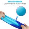 Swim Cap, 2 Pack Durable Silicone Swimming Caps for Kids Girls Boys Youths (Age 2-12), Soft 3D Ergonomic Waterproof Kids Swim Caps, Comfortable Fit for Long Hair and Short Hair view 3