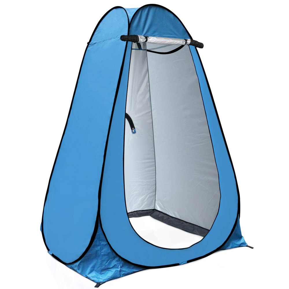 anngrowy Pop Up Privacy Tent Shower Tent Portable Outdoor Camping Bathroom Toilet Changing Dressing Room Privacy Shelters Room for Hiking and Beach Sun Shelter Picnic Fishing UPF40+ Waterproof