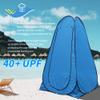 anngrowy Pop Up Privacy Tent Shower Tent Portable Outdoor Camping Bathroom Toilet Changing Dressing Room Privacy Shelters Room for Hiking and Beach Sun Shelter Picnic Fishing UPF40+ Waterproof view 3