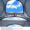 anngrowy Pop Up Privacy Tent Shower Tent Portable Outdoor Camping Bathroom Toilet Changing Dressing Room Privacy Shelters Room for Hiking and Beach Sun Shelter Picnic Fishing UPF40+ Waterproof view 4